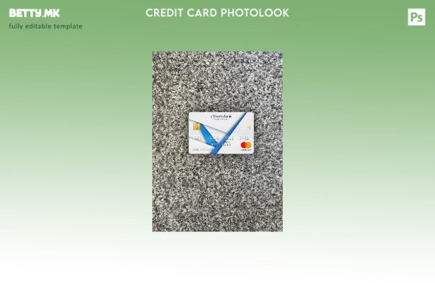 модерен стил Норвешка Парето банка Mastercard photolook преден шаблон